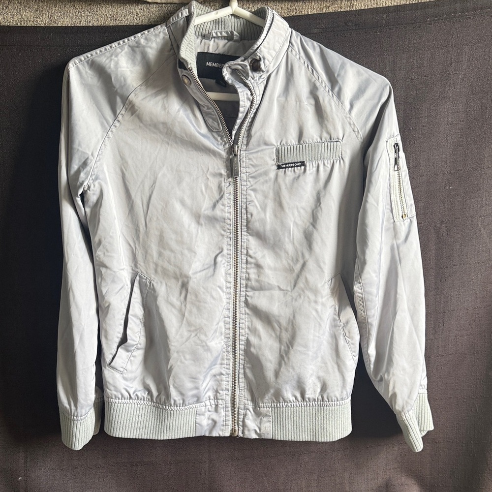 Members Only Light Gray Jacket S